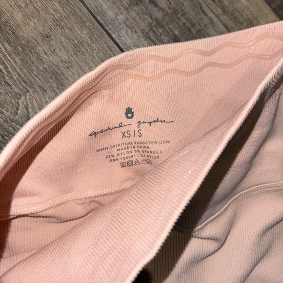 Spiritual Gangsta XS/Mall Ribbed Leggings NWT - Picture 3 of 8